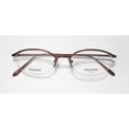 thumbnail image 2 of NEW VERA WANG LUXE MIREILLE 2 WOMENS/LADIES DESIGNER HALF-RIM TITANIUM CHOCOLATE FRAME DEMO LENSES 49-18-135 EYEGLASSES/EYEWEAR, 2 of 9
