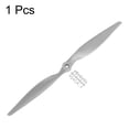 thumbnail image 3 of Uxcell 16x12 Inch RC Propellers 2-Vane Blades Props Gray with Adapter Rings RC Airplane Aircraft Prop Replacement, 3 of 6