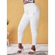 thumbnail image 3 of Pantalones vaqueros rotos angustiados de gran altura. Rosegal  Vaqueros de talla grande, 3 of 5