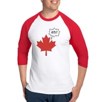 CafePress - Canada EH? Baseball Jersey - Cotton Baseball Jersey, 3/4 Raglan Sleeve Shirt