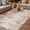 Beige Light Pink, variant on Watercolor Floral Outdoor Rug for Patio/Deck/Porch, Non-Slip Large Area Rug 5 x 8 Ft, Spring Roses Eucalyptus Leaf Plants Beige Indoor Outdoor Rugs Washable Area Rugs, Camping Rug Carpet Runner