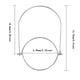 thumbnail image 3 of Paquete De 10 Colgadores Con Asas De Alambre De Acero Inoxidable Para Tarros De Conserva, 3 of 8