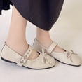 thumbnail image 5 of CHICVOMEY Women‘s Mary Jane Shoes Square Toe Ballet Flat Mary Jane Flats with Buckle Strap Casual&Dressy Flats, 5 of 7
