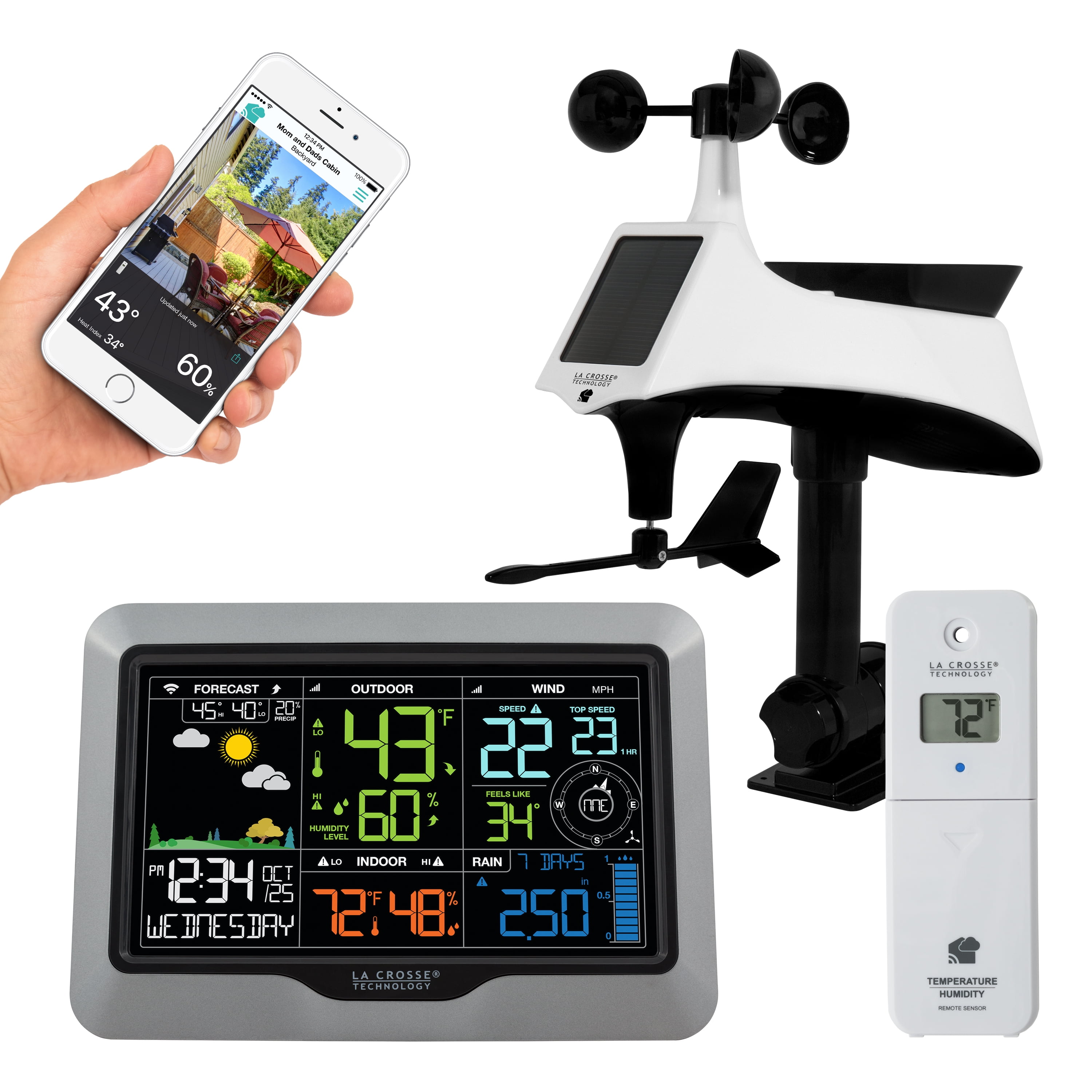 La Crosse View V40APROINT WiFi Professional Weather Center with