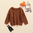 thumbnail image 3 of Suéter de punto de manga larga para bebés, ropa para niños y niñas, Tops de algodón para recién nacidos, 0-9M, Otoño, nuevo, 3 of 4
