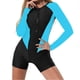 thumbnail image 1 of Traje de baño de una pieza para mujer, traje de baño de manga larga con cremallera para surf, traje de baño de moda playera para mujer, trajes de baño de una pieza para mujer, trajes de baño para muje, 1 of 6