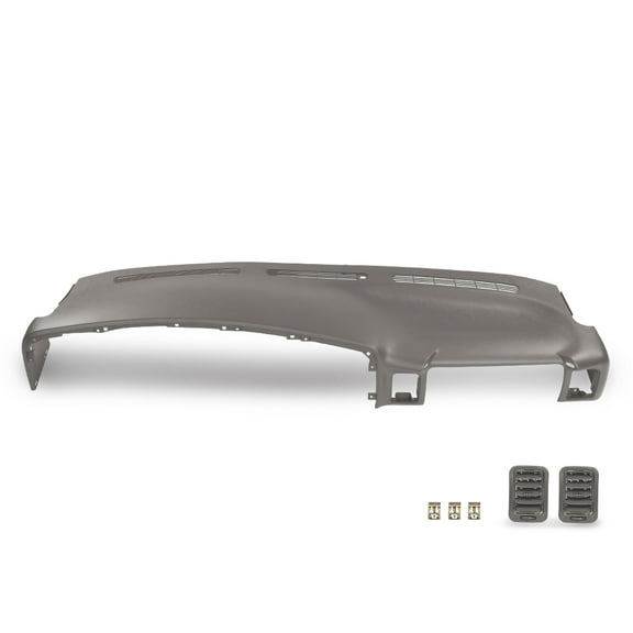 Molded Dash Cover Dashboard Overlay Gray Fit For Chevy Silverado GMC Sierra 1500 2500HD 3500 1999-2006/Avalanche Tahoe 2000-2006/GMC Yukon 2001-2006
