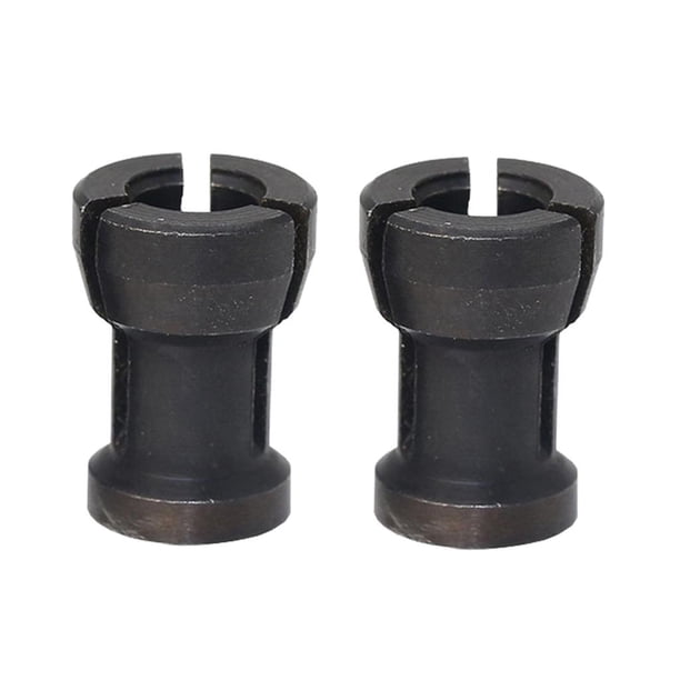 Juego 8 Piezas Pinzas Para Fresadora – 6 Pinzas (6mm, 6.4mm, 8mm) + 2 Tuercas, Acero Carbono, Para Madera Y Bricolaje