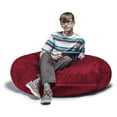 thumbnail image 2 of Jaxx Cocoon Kids Bean Bag with Protective Inner-Liner, Cherry (Set of 1), 2 of 5