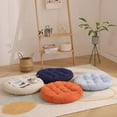 thumbnail image 4 of Namzi Floor Pillow Cushion, 22 inch Round Seat Cushion, Outdoor Floor Pad, Meditation Cushion for Yoga Living Room Sofa Balcony, Orange，1, 4 of 5