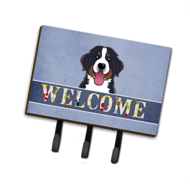 "Caroline's Treasures BB1423TH68 Bernese Mountain Dog Correa o llavero de bienvenida, grande, multicolor" Caroline's Treasures BB1423TH68