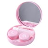 NYASAY Portable Fashion Travel Contact Lens Case Set Glasses Wearing Tools (Pink)