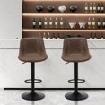 thumbnail image 2 of Taburetes de bar Ermnois, con altura giratoria y respaldo, juego de 2, 2 of 8