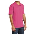 thumbnail image 4 of Mafoose Mens Core Blend Jersey Knit Male Polo Sangria 3XL, 4 of 6
