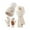 White, variant on COM1950s Hat and Gloves, Gloves for Winter, European Winter Knitted Warm Gloves Hats Scarves Three Piece Set with Thick Velvet and Hat, Warm Winter Gloves, Hats and Gloves