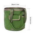 thumbnail image 6 of OIUR Garden Tools Bucket Bag Multiple Pockets 7.9 Gallons Large Capacity Waterproof Durable Canvas Gardening Organizer Tote, 6 of 7