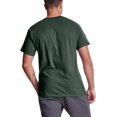 thumbnail image 3 of Champion T-Shirt en Jersey Classique pour Hommes, L, Vert Foncé, 3 of 4