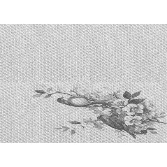 Ahgly Company Machine Washable Indoor Rectangle Transitional Platinum Gray Area Rugs, 8' x 10'