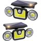 thumbnail image 1 of Luces solares ZHAOCHENG para exteriores 83 luces LED COB jardín con 3 modos paquete de 2 luces impermeables IP65, 1 of 5