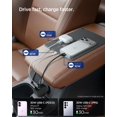thumbnail image 3 of Cargador para auto Spigen 60W con cable USB-C retráctil y carga rápida, 3 of 8