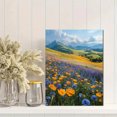 thumbnail image 2 of Qisvanset 12x16 Inch Wildflower Panoramic Landscape Canvas Wall Art, Serene Nature Scenery Ready To Hang Home Decor, 2 of 8