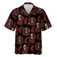 thumbnail image 2 of Lotusprinthandmade Skull Skeleton Skull Skeleton Short-sleeve Hawaiian Shirt S-5XL (S), Skull Hawaii Shirt for Men, Skull Hawaii Shirt for Men, 2 of 6