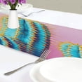 thumbnail image 6 of GZHJMY Neon Cactus Table Runner Machine Washable Polyester Table Runner Rectangle Reversible Dresser Scarves Table Decor 13 x 90 Inch, 6 of 7