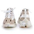 thumbnail image 4 of Vintage Brown Tiles Pattern Walking Shoes for Men Woman Lightweight Tennis Fashion Elastic Sports Shoes Cushion Basketball Shoes, 4 of 7