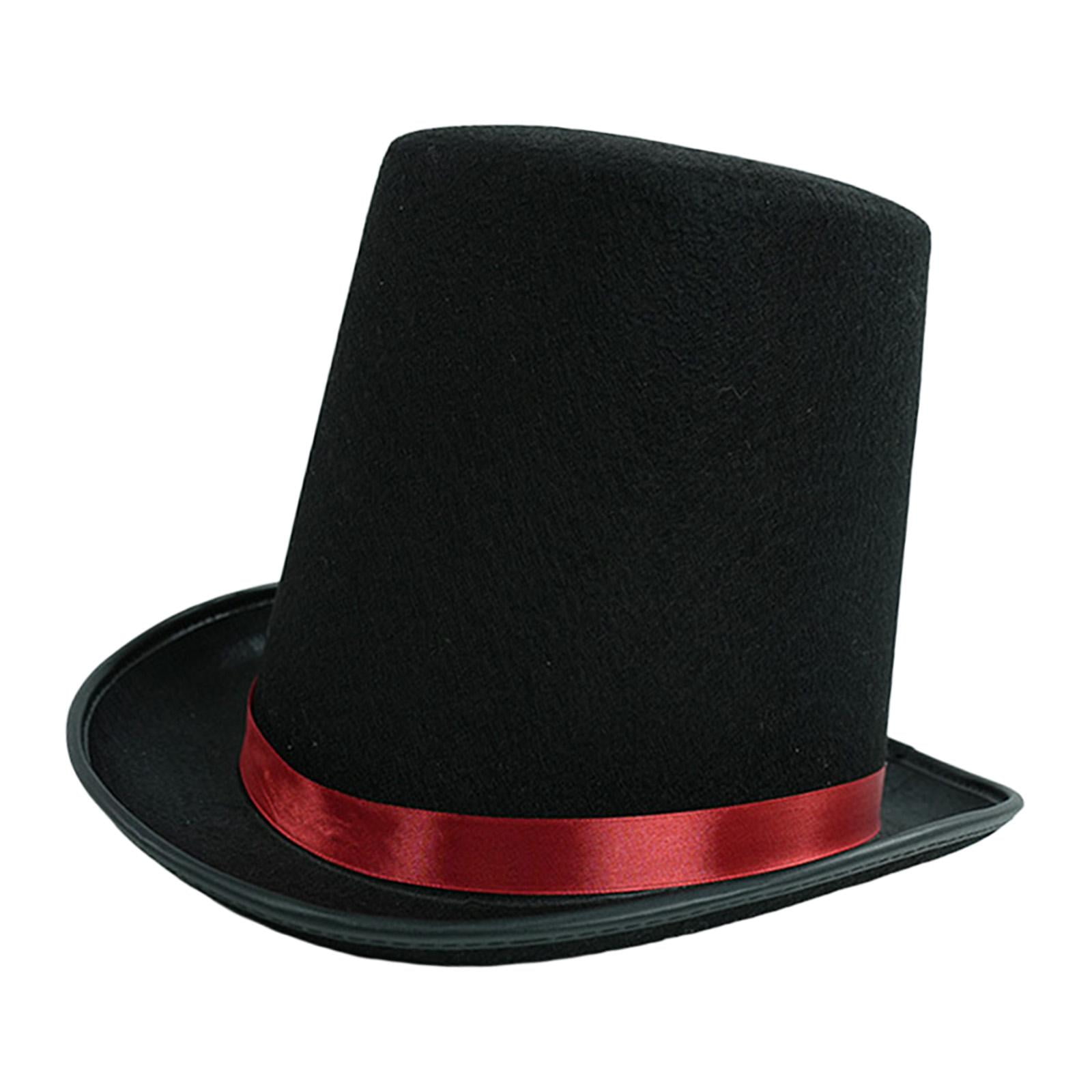 Sombrero De Copa Blanco Para Adultos De 16.5 Cm De Altura, Ideal Para Magia, Cosplay, Fiestas Y Eventos Formales