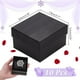 thumbnail image 2 of 10 cajas individuales negras para relojes, caja de cartón de 3,4 x 3 x 2 cm, estuche cuadrado para regalos, soporte para relojes con almohadilla y soporte para pulseras., 2 of 6