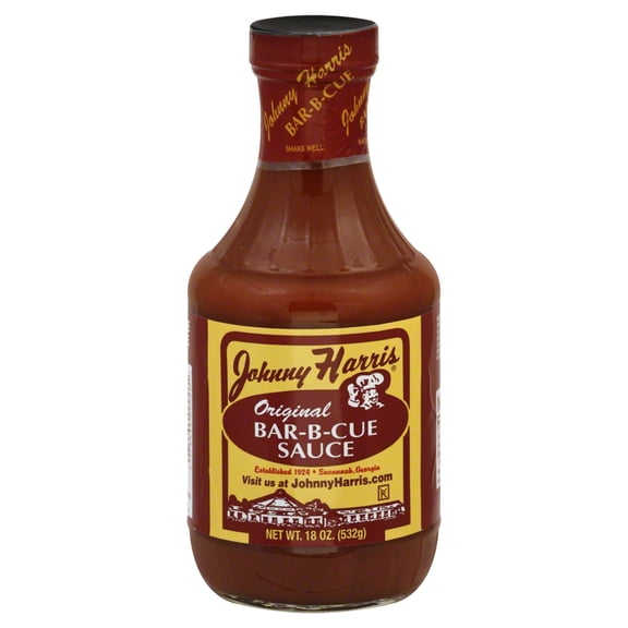 Pack of 6, Johnny Harris Original Bar-B-Cue Sauce, 18 oz