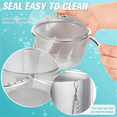 thumbnail image 3 of 3 Pieces Ultrasonic Cleaner Baskets Ultrasonic Cleaning Solution Ultrasonic Parts Cleaner Jewelry Steam Cleaner Basket, 3 of 7