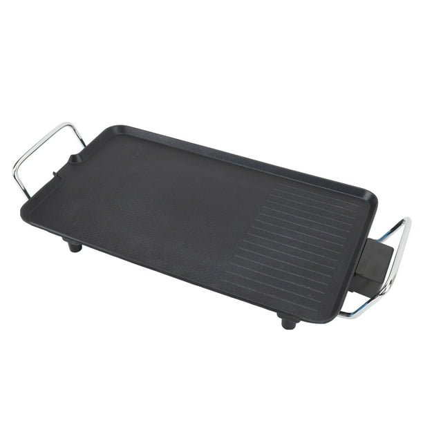 Plancha Eléctrica, Parrilla Multifuncional Sin Humo, Superficie Antiadherente, Cocina Limpia y Saludable, Compactay Eficiente, 40 x 24 cm, Para Cocina Casera