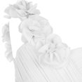thumbnail image 5 of Alvivi Kids Girls A-Line Chiffon One Shoulder Flower Girl Dress Junior Bridesmaid Wedding Party Pageant Prom Dresses White 8, 5 of 7