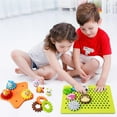 thumbnail image 5 of mmirethe Kids Wooden Learning Gears Toys Plastic Educational Building Blocks Toy Set Kids Gift, 5 of 5
