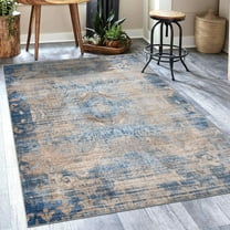 Luxe Weavers Traditional Oriental Blue 5x7 Area Rug, Medium Pile Carpet