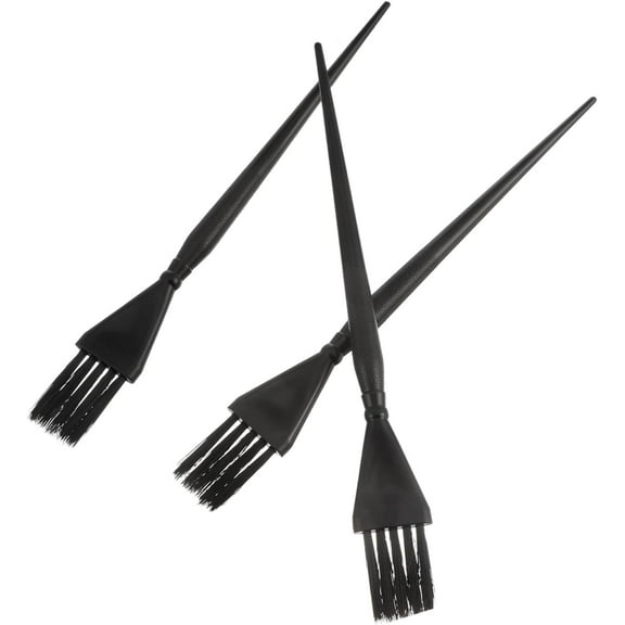3pcs Hair Color Brush Black Hair Dye Black Set Mixology Kit Oil Painting Brush Hair Tint Tool Black