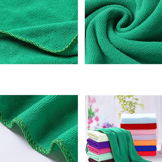 unbranded 10Ud Paños De Microfibra Para Manos Y Absorbentes De En Colores Surtidos