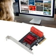 thumbnail image 1 of PCIe 3.0 X4 à 3 Cartes, 6 Ports PCIe vers Carte d'Extension ASM1166 pour PC TXB113 Double Rangée, TXB119 Rangée Unique, 1 of 7