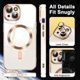 thumbnail image 4 of for iPhone 14 Pro Case,[Compatible with Magsafe],[10 FT Military Grade Drop Protection][Anti Yellowing] Slim Soft TPU Luxury Protective Phone Case for iPhone 14 Pro -White 8-IP14p-02, 4 of 12