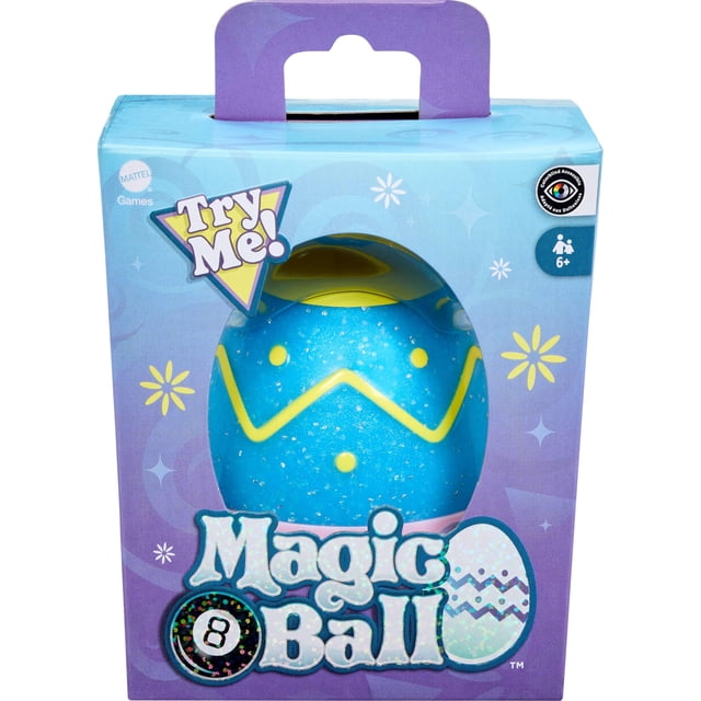 Juguete novedoso Mattel Games Easter Magic de 8 bolas para adivinar el futuro