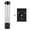 Black, variant on NFTIGB 60-80 Cups Paper Plastic Cup Dispenser One Touch Button Cup Holder Wall Mounted Water Cooler Accessory Organizer with Dustproof Cover (16.54 inches / 42 cm, White)