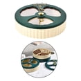 thumbnail image 4 of GROWTH TANK Rotating Snack Serving Tray, Divided Snack Platter Candy Containers with Deer at Single-Deck_Beige, 4 of 8