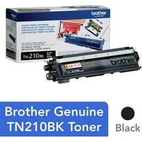 Brother Genuine Standard Yield Toner Cartridge, TN210BK, Replacement Black