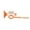 Orange, variant on Lipstore Toy Whistle Shaped Like A Trumpet for Children, with A Strap, Ideal for Parties Or As A Gift. for Children Aged 1, 2 And 3 Years. Pink
