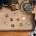thumbnail image 4 of Brybelly Holdings GDIC-1907 Handmade Stone Polyhedral Dice, Picture Jasper - Set of 7, 4 of 4