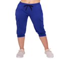thumbnail image 2 of CHOK Pantalon Cargo Jogger Décontracté Super Doux pour Femmes Noir G, 2 of 6