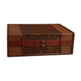 thumbnail image 1 of Miangastore 4Set Book Box Decorative Dark Brown Wood Office Use Gift Giving 32.0x23.5x11.5in, 1 of 8