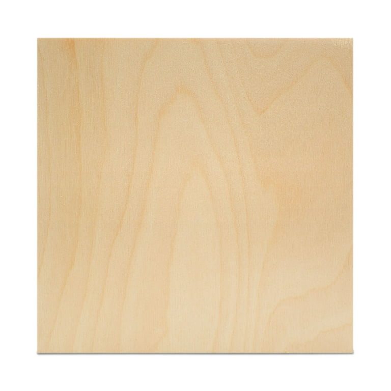 Premium Baltic Birch Plywood 3 mm 1/8x 12x 18 Thin Wood 6 Flat Sheets with  B/BB Grade Veneer for DIY Arts and Crafts Woodworking Scroll Sawing  Projects Painting Drawing Laser Cutting Projects