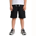 thumbnail image 3 of Krdevn Kids Cargo Shorts, Boys Casual Athletic Shorts with Pockets,9-10 Years, 3 of 4